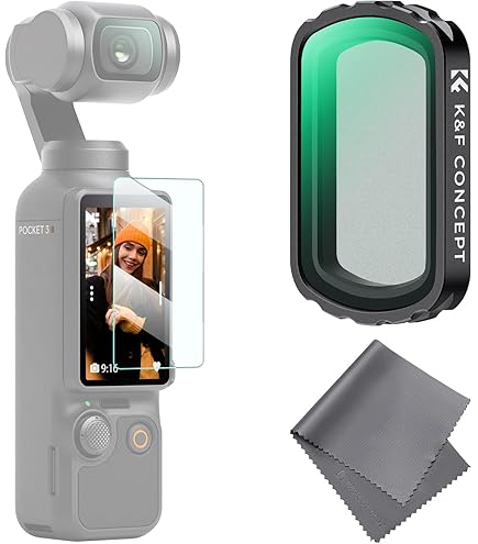 Amazon | K&F CONCEPT D*I OSMO Pocket 3用 レンズフィルターセット (1